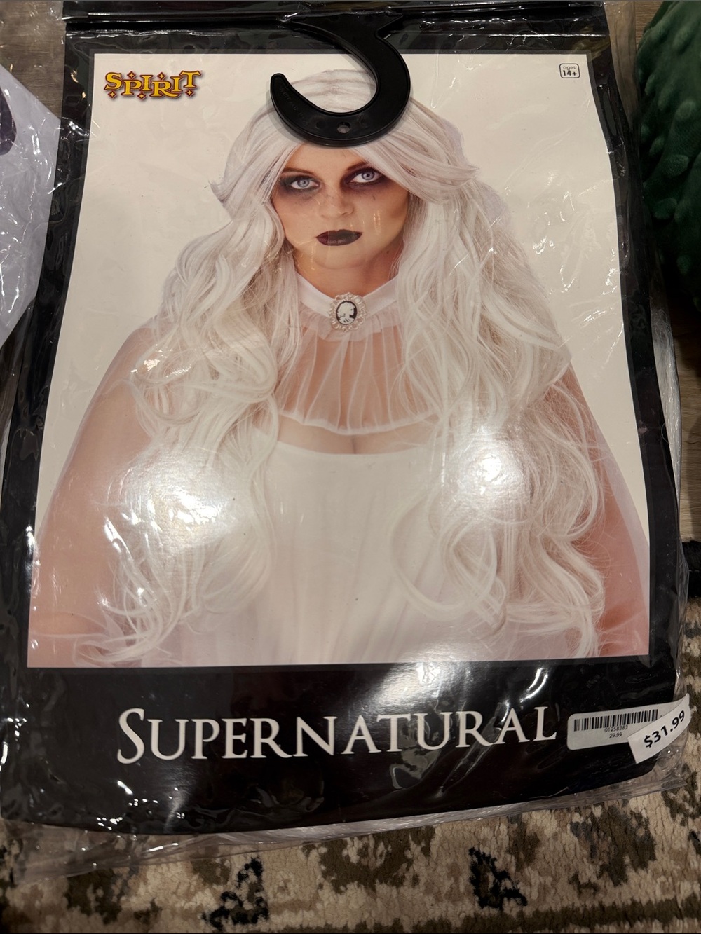 Spirit White Long Wavy Supernatural Women's Wig